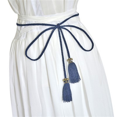 Dunne zilveren buikketting